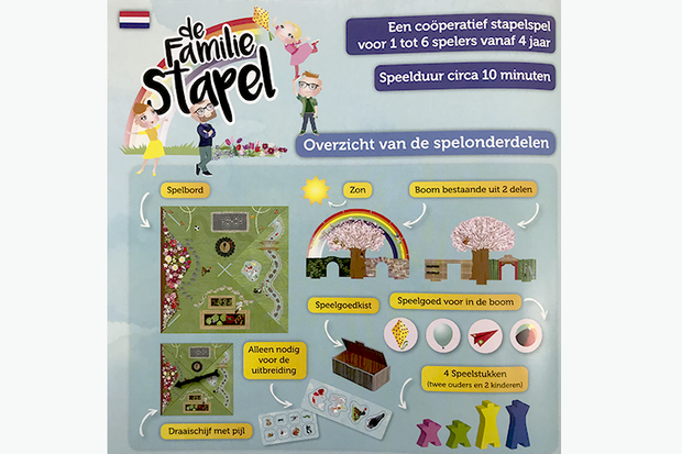 Familie Stapel -spelonderdelen